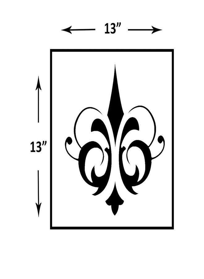 DECORNOW Reusable DIY Wall Stencil Painting, for Home Decoration Pack of 1, Size : (13 Inch x 13 Inch) - Image 3